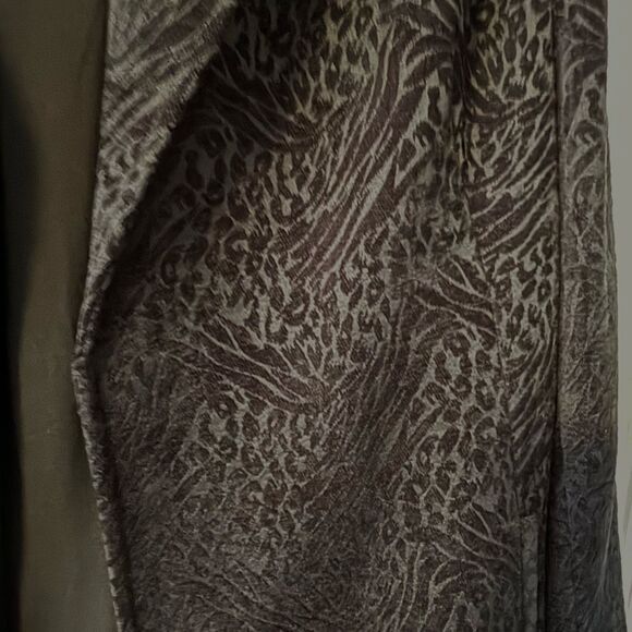 Chico’s L black dress coat lined single closure pockets (Chico’s size 2) - Picture 7 of 10